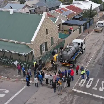 Highpoint Manufacturing Showcasing The HPVR500 Vacuum Truck To Municipalities For Efficient Waste Management