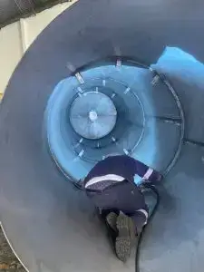 Welding the new tank following the ISO-3834-2 standards