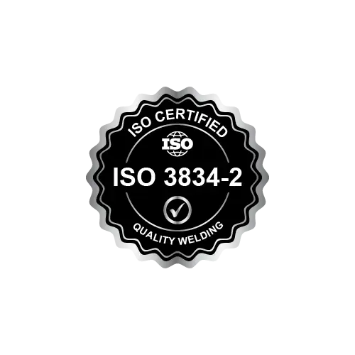 ISO 3834-2 Certified Badge
